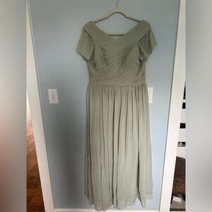 JJ House Sage Green Bridesmaid Dress